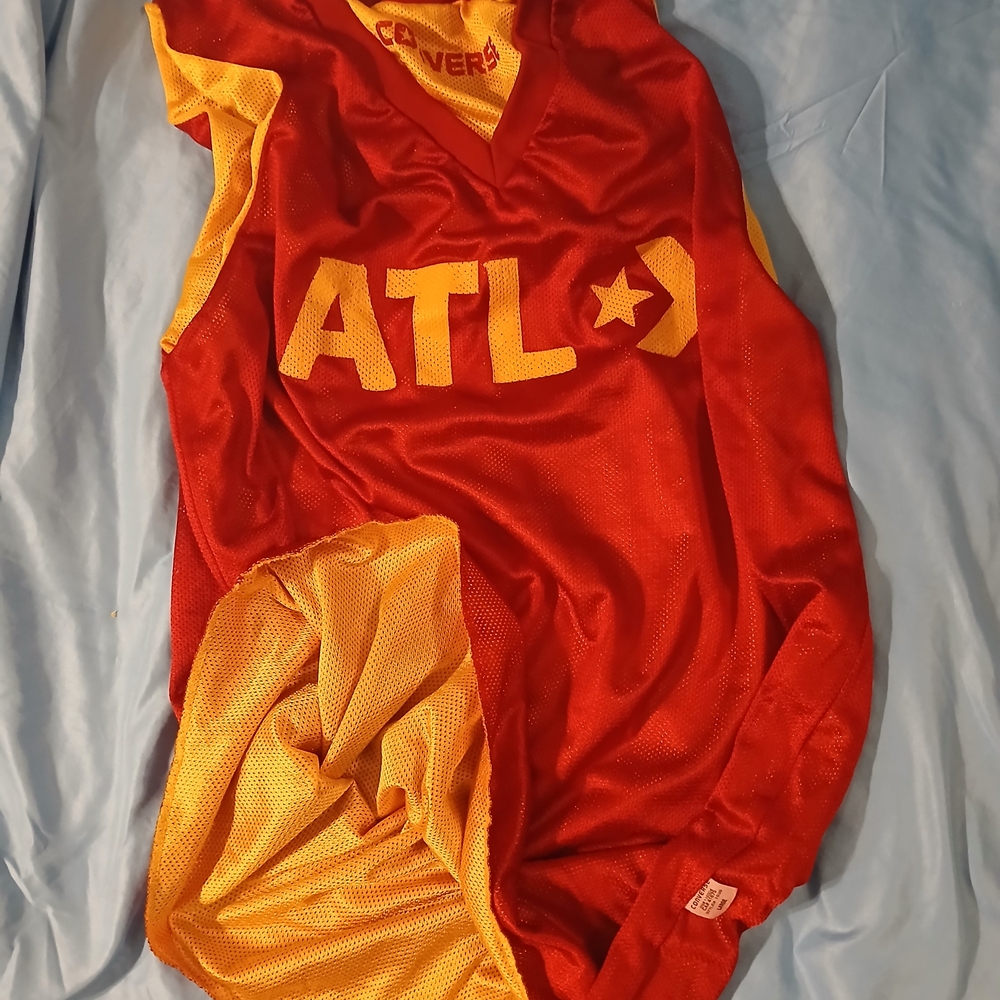 Converse Red and Yellow ATL Men's Jersey